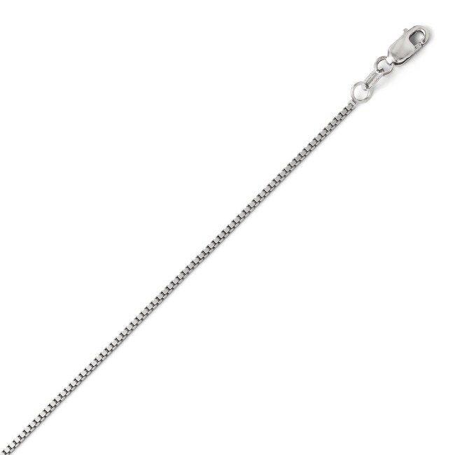Italian 14k White Gold Box Chain